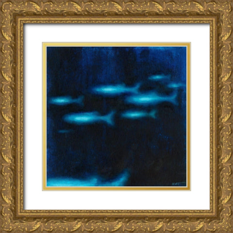 School I Gold Ornate Wood Framed Art Print with Double Matting by Wyatt Jr., Norman