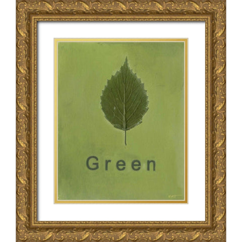 Going Green II Gold Ornate Wood Framed Art Print with Double Matting by Wyatt Jr., Norman