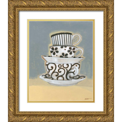The Last Drop I Gold Ornate Wood Framed Art Print with Double Matting by Wyatt Jr., Norman
