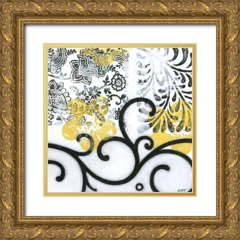 Opulence IV Gold Ornate Wood Framed Art Print with Double Matting by Wyatt Jr., Norman