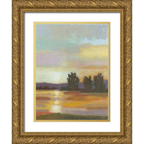 Canyon River I Gold Ornate Wood Framed Art Print with Double Matting by Wyatt Jr., Norman