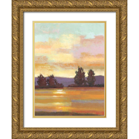 Canyon River II Gold Ornate Wood Framed Art Print with Double Matting by Wyatt Jr., Norman