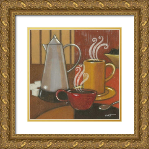 Another Cup II Gold Ornate Wood Framed Art Print with Double Matting by Wyatt Jr., Norman