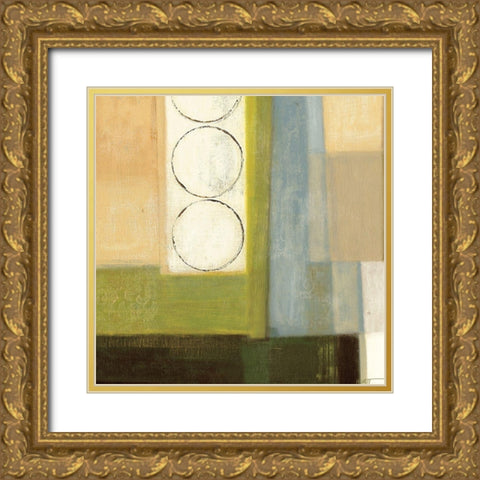 Earth Day II Gold Ornate Wood Framed Art Print with Double Matting by Wyatt Jr., Norman