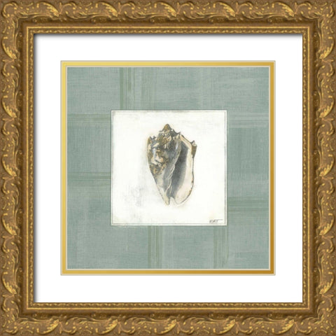 Sea Breeze II Gold Ornate Wood Framed Art Print with Double Matting by Wyatt Jr., Norman