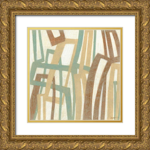 Arbor Day II Gold Ornate Wood Framed Art Print with Double Matting by Wyatt Jr., Norman