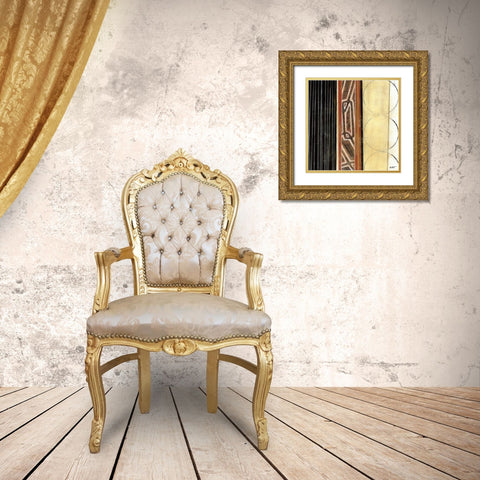 World Culture II Gold Ornate Wood Framed Art Print with Double Matting by Wyatt Jr., Norman