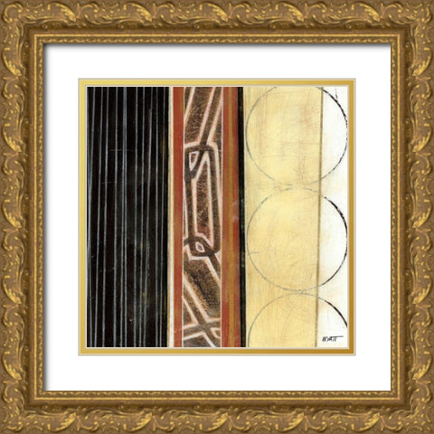World Culture II Gold Ornate Wood Framed Art Print with Double Matting by Wyatt Jr., Norman