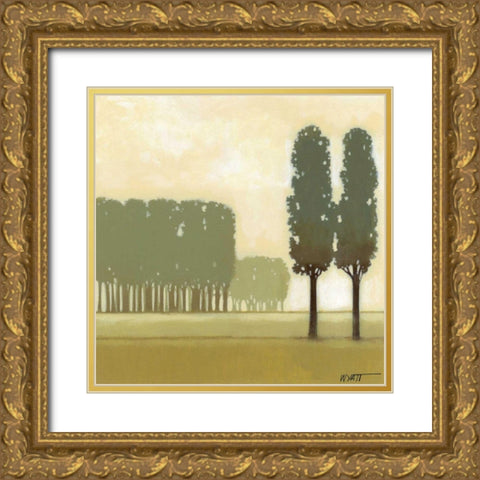 Moss Grove II Gold Ornate Wood Framed Art Print with Double Matting by Wyatt Jr., Norman