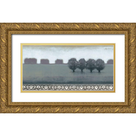 Smoky Dawn I Gold Ornate Wood Framed Art Print with Double Matting by Wyatt Jr., Norman
