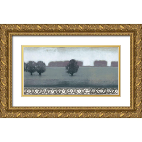 Smoky Dawn II Gold Ornate Wood Framed Art Print with Double Matting by Wyatt Jr., Norman