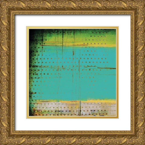 Corrugated I Gold Ornate Wood Framed Art Print with Double Matting by Mountain, Ricki