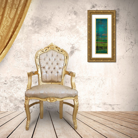 Sea Floor I Gold Ornate Wood Framed Art Print with Double Matting by Mountain, Ricki