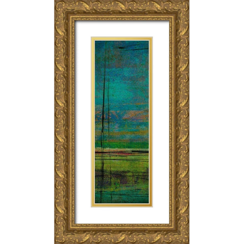 Sea Floor I Gold Ornate Wood Framed Art Print with Double Matting by Mountain, Ricki