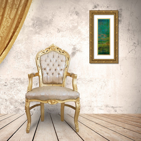 Sea Floor II Gold Ornate Wood Framed Art Print with Double Matting by Mountain, Ricki