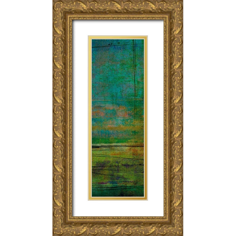 Sea Floor II Gold Ornate Wood Framed Art Print with Double Matting by Mountain, Ricki