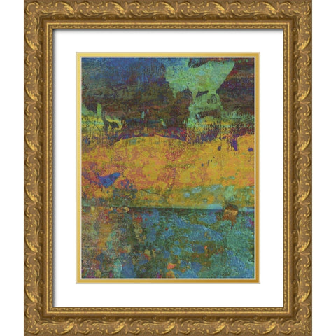 Golden Light I Gold Ornate Wood Framed Art Print with Double Matting by Mountain Ricki