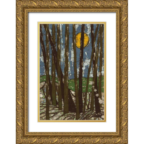 Longwood  Gold Ornate Wood Framed Art Print with Double Matting by Davis, Andrea