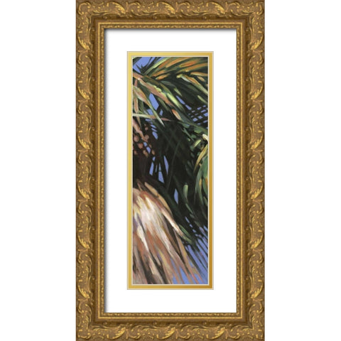 Wild Palm II Gold Ornate Wood Framed Art Print with Double Matting by Wilkins, Suzanne