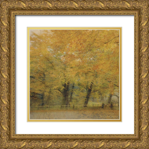 English Countryside I Gold Ornate Wood Framed Art Print with Double Matting by Lawrence, Terry Katherine