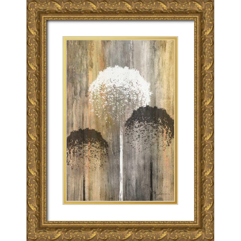 Rustic Garden I Gold Ornate Wood Framed Art Print with Double Matting by Burghardt, James