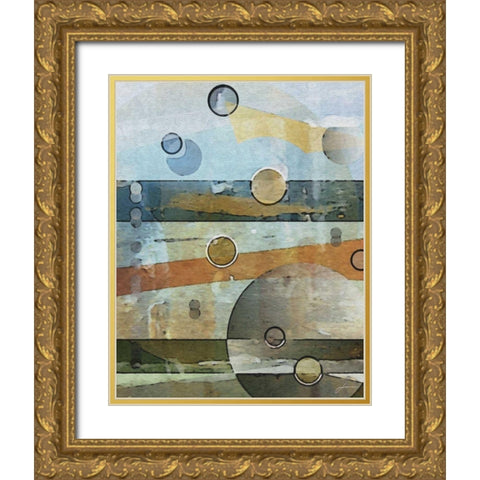Thru the Atmosphere I Gold Ornate Wood Framed Art Print with Double Matting by Burghardt, James