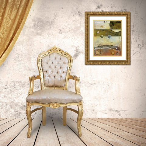 Thru the Atmosphere II Gold Ornate Wood Framed Art Print with Double Matting by Burghardt, James