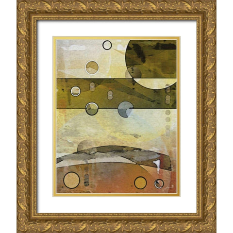 Thru the Atmosphere II Gold Ornate Wood Framed Art Print with Double Matting by Burghardt, James