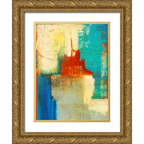 Fragile III Gold Ornate Wood Framed Art Print with Double Matting by Ashley, Erin
