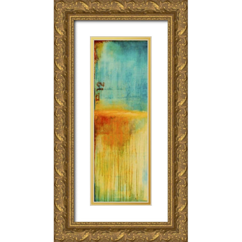 Lazy Sunday II Gold Ornate Wood Framed Art Print with Double Matting by Ashley, Erin