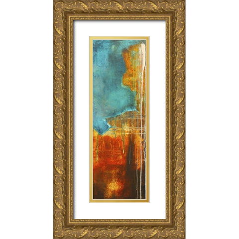 Emeralds Cave I Gold Ornate Wood Framed Art Print with Double Matting by Ashley, Erin