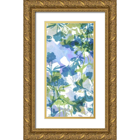 Silhouette Menagerie II Gold Ornate Wood Framed Art Print with Double Matting by Mountain, Ricki