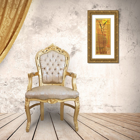 Sunset Duet IV Gold Ornate Wood Framed Art Print with Double Matting by Burghardt, James