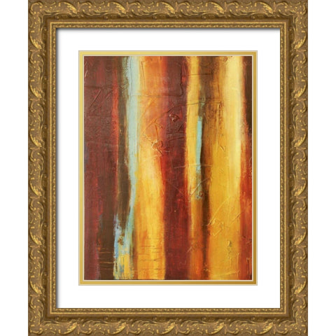Gypsy Nights II Gold Ornate Wood Framed Art Print with Double Matting by Ashley, Erin