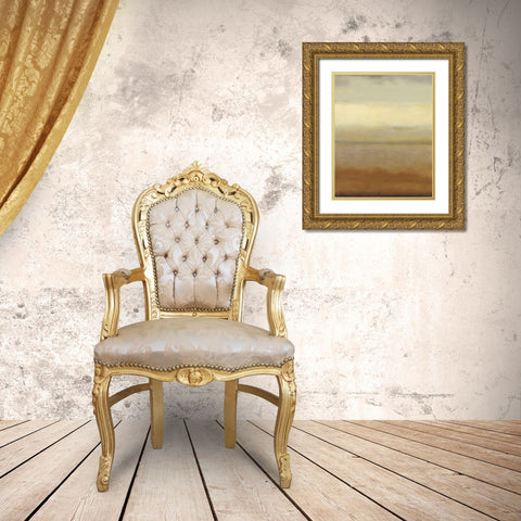 Sahara II Gold Ornate Wood Framed Art Print with Double Matting by Wyatt Jr., Norman