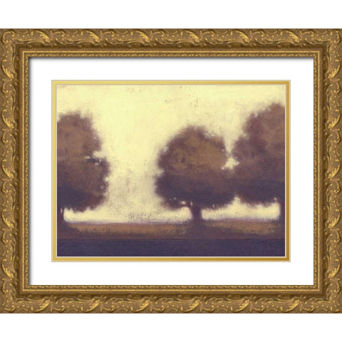 Calm Meadow I Gold Ornate Wood Framed Art Print with Double Matting by Wyatt Jr., Norman