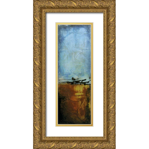 West Side Affair II Gold Ornate Wood Framed Art Print with Double Matting by Ashley, Erin