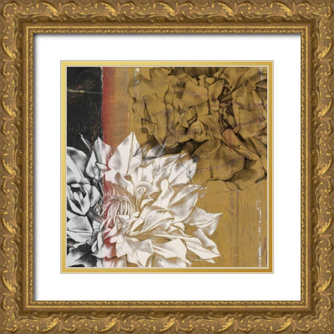 Bloom Illusion I Gold Ornate Wood Framed Art Print with Double Matting by Goldberger, Jennifer