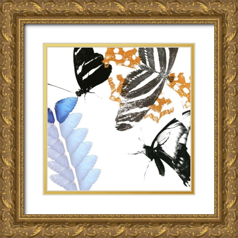 Butterfly Inflorescence II Gold Ornate Wood Framed Art Print with Double Matting by Project, A.