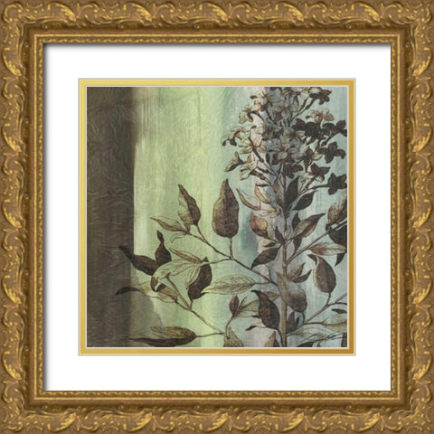Painted Botanical IV Gold Ornate Wood Framed Art Print with Double Matting by Butler, John