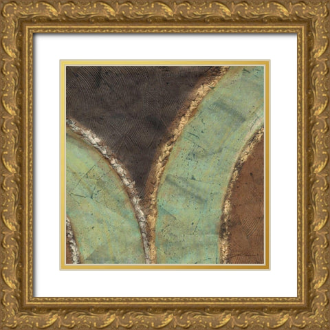 Pathways II Gold Ornate Wood Framed Art Print with Double Matting by Higby, Jason
