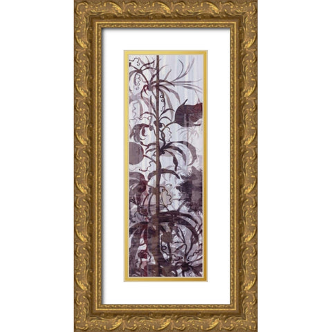 Climbers I Gold Ornate Wood Framed Art Print with Double Matting by Burghardt, James