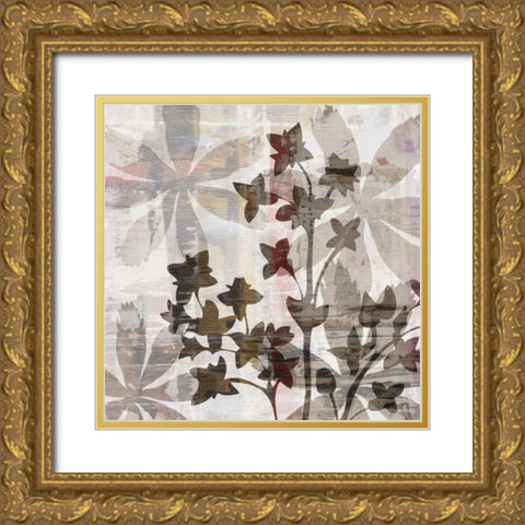Wallflower III Gold Ornate Wood Framed Art Print with Double Matting by Burghardt, James