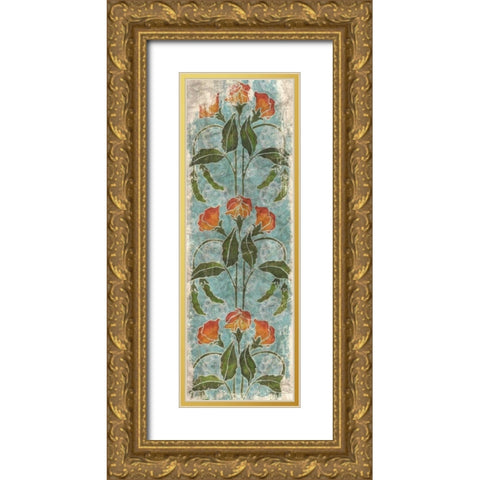 Club Nouveau III Gold Ornate Wood Framed Art Print with Double Matting by Higby, Jason