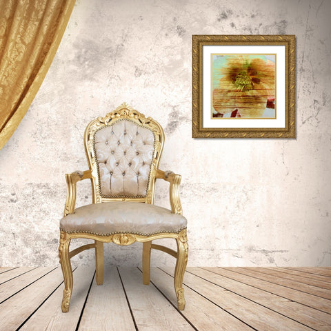 Petrified Stem II Gold Ornate Wood Framed Art Print with Double Matting by Harrington, Danielle