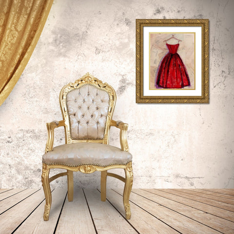 Fashion Designed II Gold Ornate Wood Framed Art Print with Double Matting by Copeman, Pamela