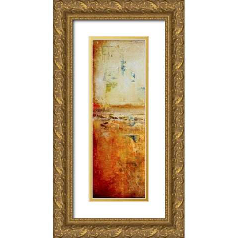 Story in Your Eyes I Gold Ornate Wood Framed Art Print with Double Matting by Ashley, Erin