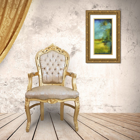 Midnight Jewel II Gold Ornate Wood Framed Art Print with Double Matting by Ashley, Erin