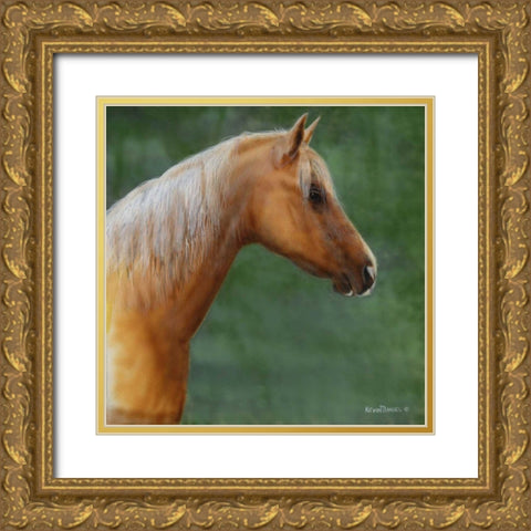 Palomino Gold Ornate Wood Framed Art Print with Double Matting by Daniel, Kevin