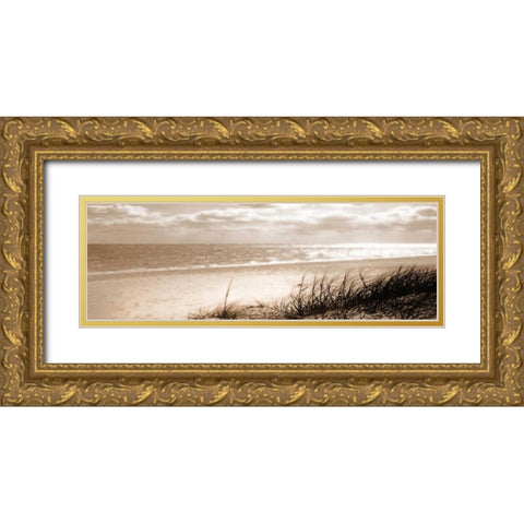 Ozone Gold Ornate Wood Framed Art Print with Double Matting by Bay, Noah